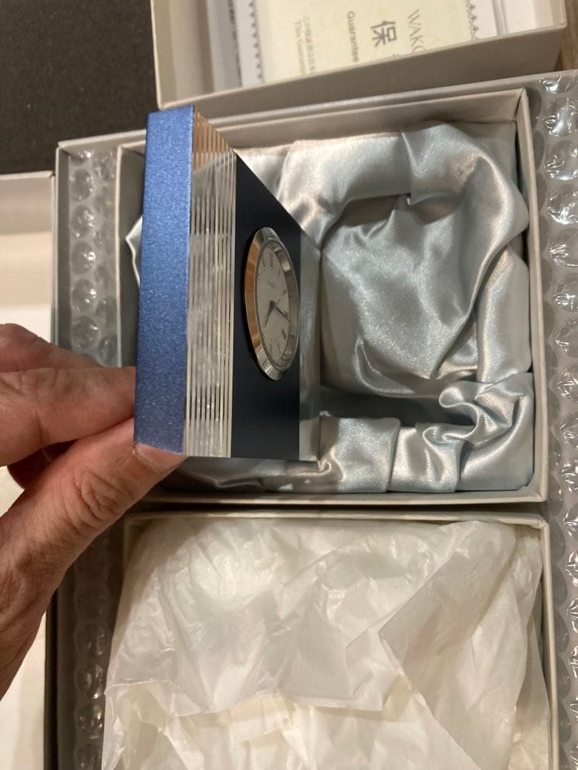 銀座和光　置時計　写真立て　セット　WAKO セイコー 未使用　ギフト