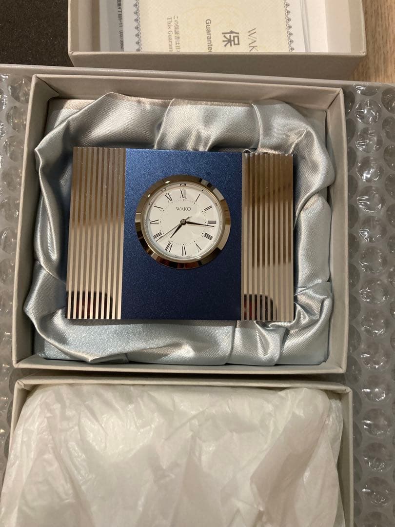 銀座和光　置時計　写真立て　セット　WAKO セイコー 未使用　ギフト