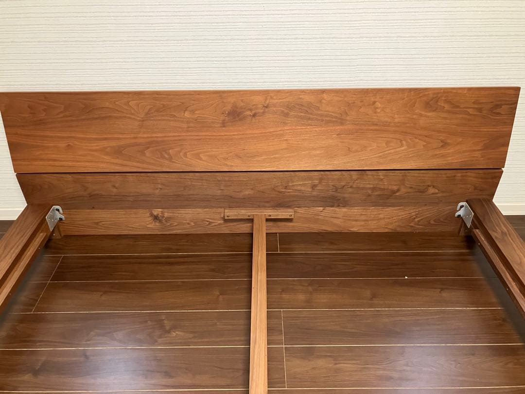 MASTERWAL モアレス ベッド キング WN（ウォールナット）