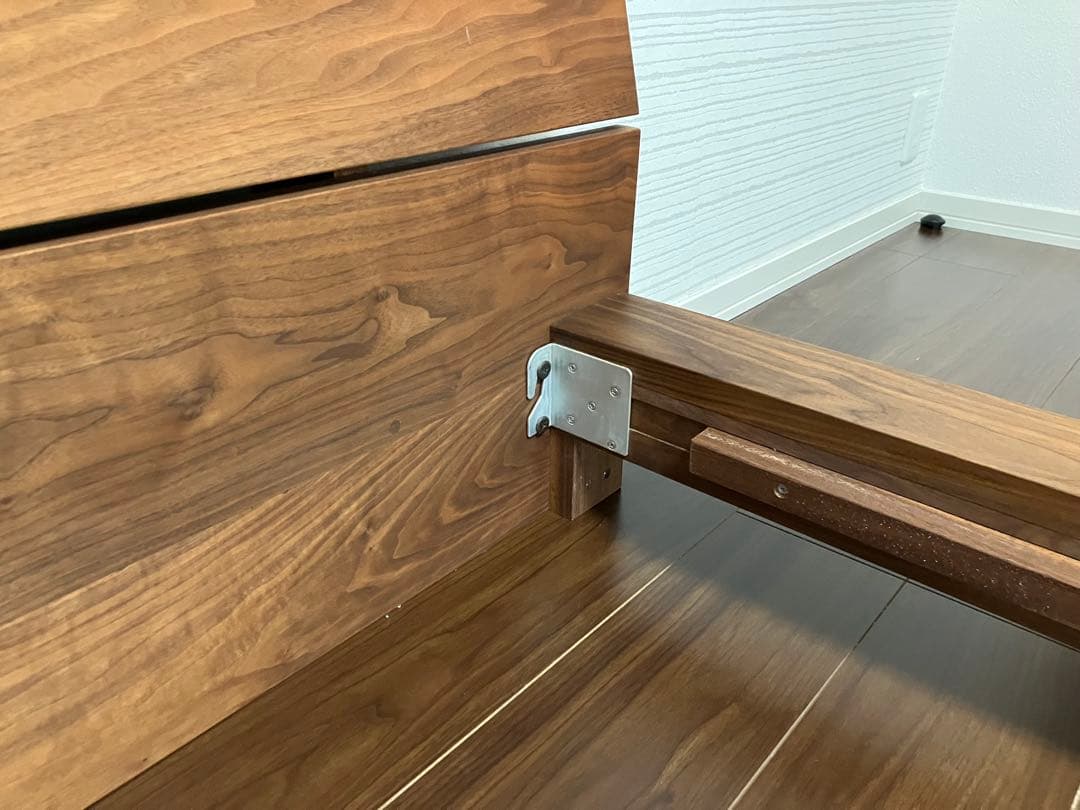 MASTERWAL モアレス ベッド キング WN（ウォールナット）