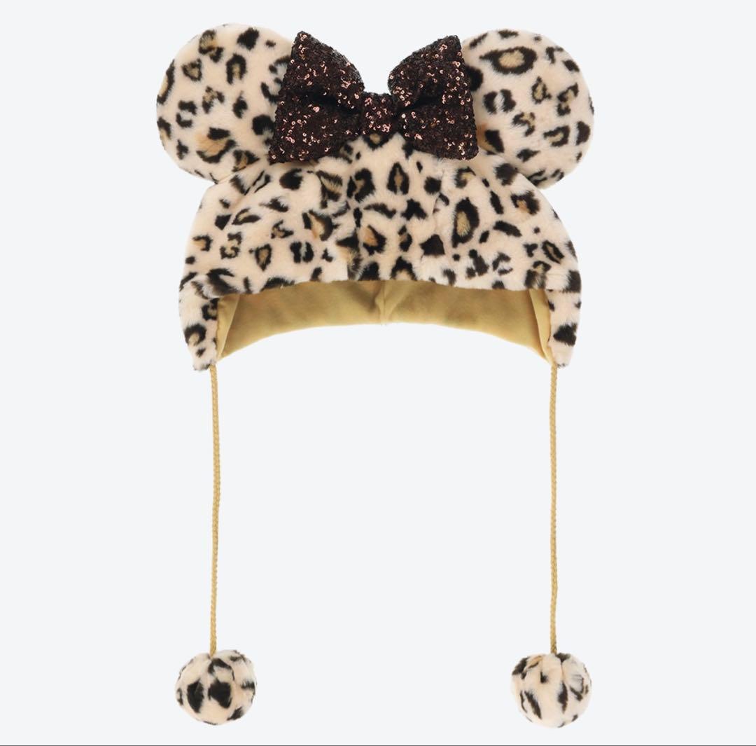 ヒョウ柄 ミッキーハット グリッターリボン - メルカリ