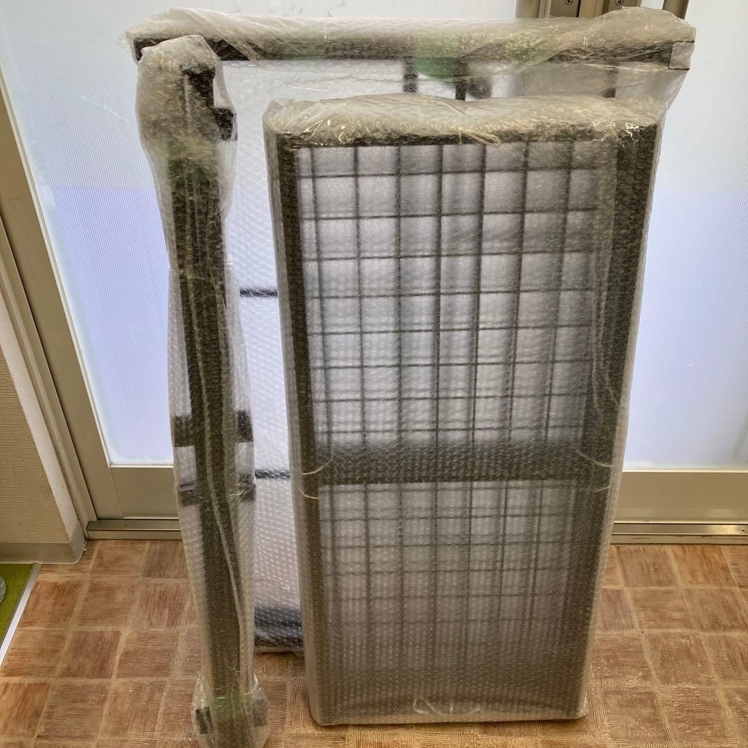 S パイプベッド バジーナ FV2 BK ニトリ シングル 黒