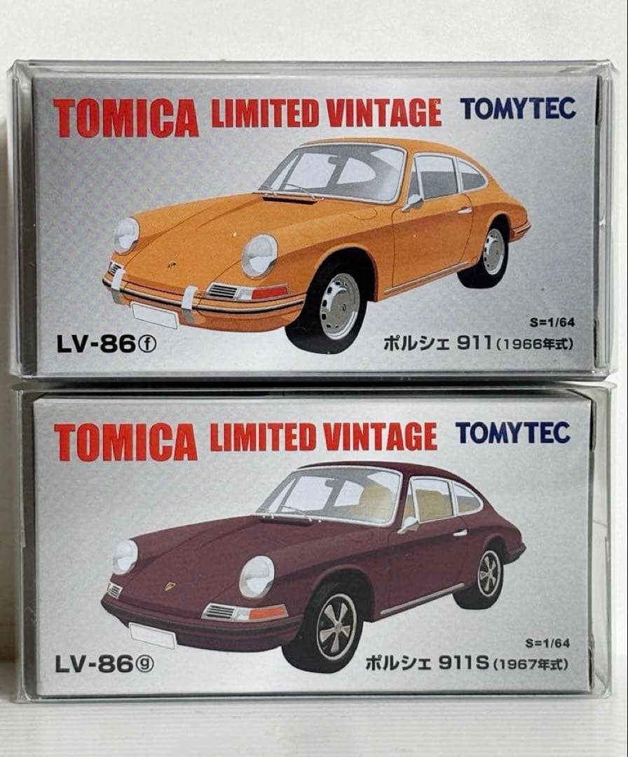 トミカリミテッドヴィンテージ　ポルシェ911 (2台セット)