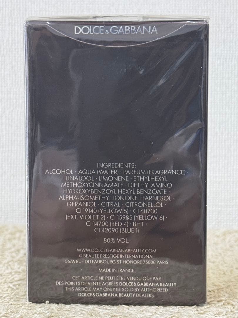 【新品未開封】ドルチェ＆ガッバーナ ザ・ワン フォーメン 50ml