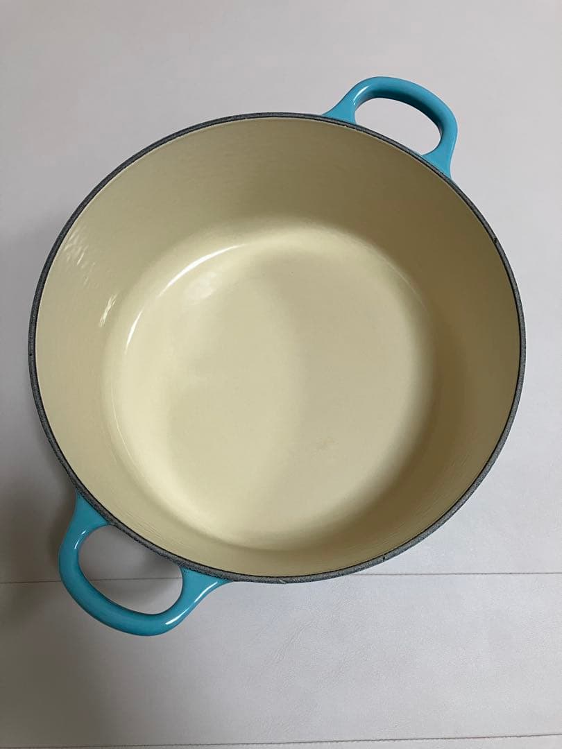 LE CREUSET ココットロンドルクルーゼカリビアンブルー廃盤限定色24cm