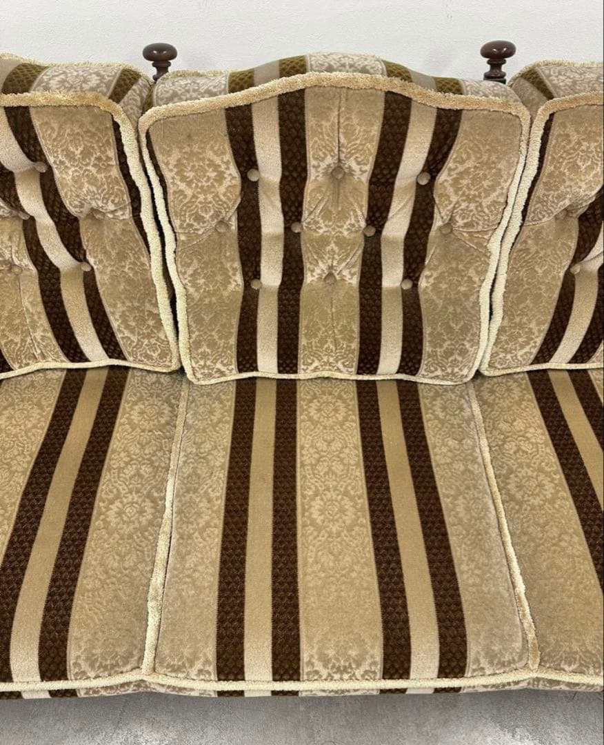 SNT089 karimoku オールドカリモク 3P 3人掛け アームチェア