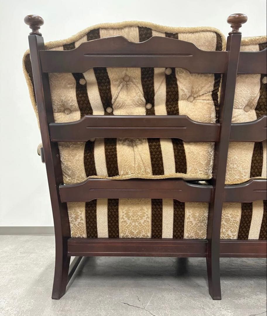 SNT089 karimoku オールドカリモク 3P 3人掛け アームチェア