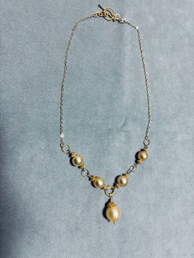 南洋ゴールデンパールのネックレス
