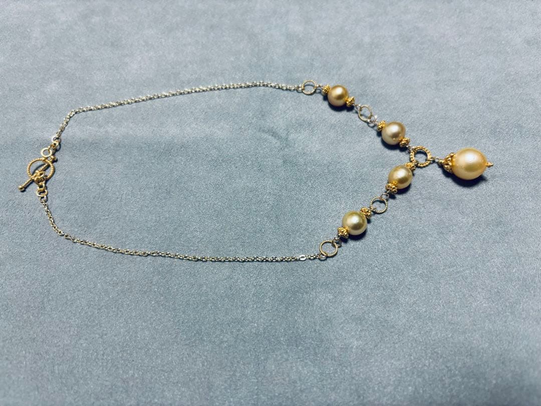 南洋ゴールデンパールのネックレス