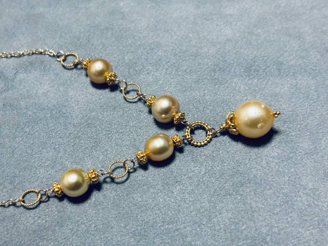 南洋ゴールデンパールのネックレス