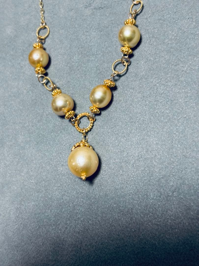 南洋ゴールデンパールのネックレス
