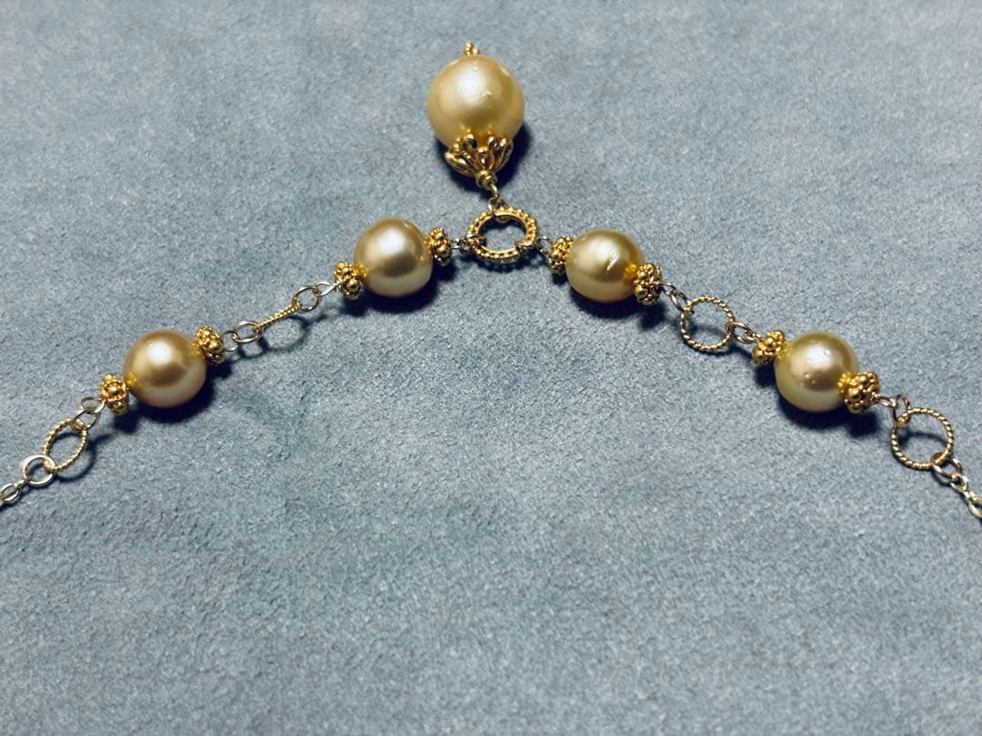 南洋ゴールデンパールのネックレス