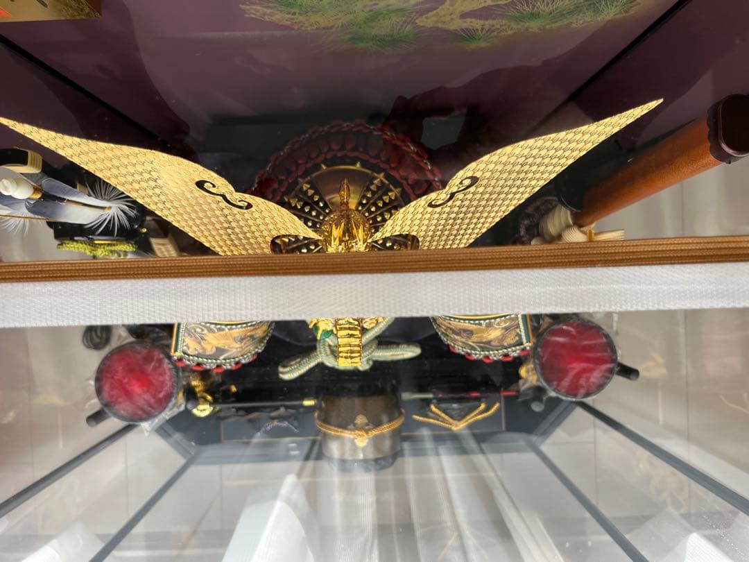 【五月人形】オルゴール付き兜飾りケース入り