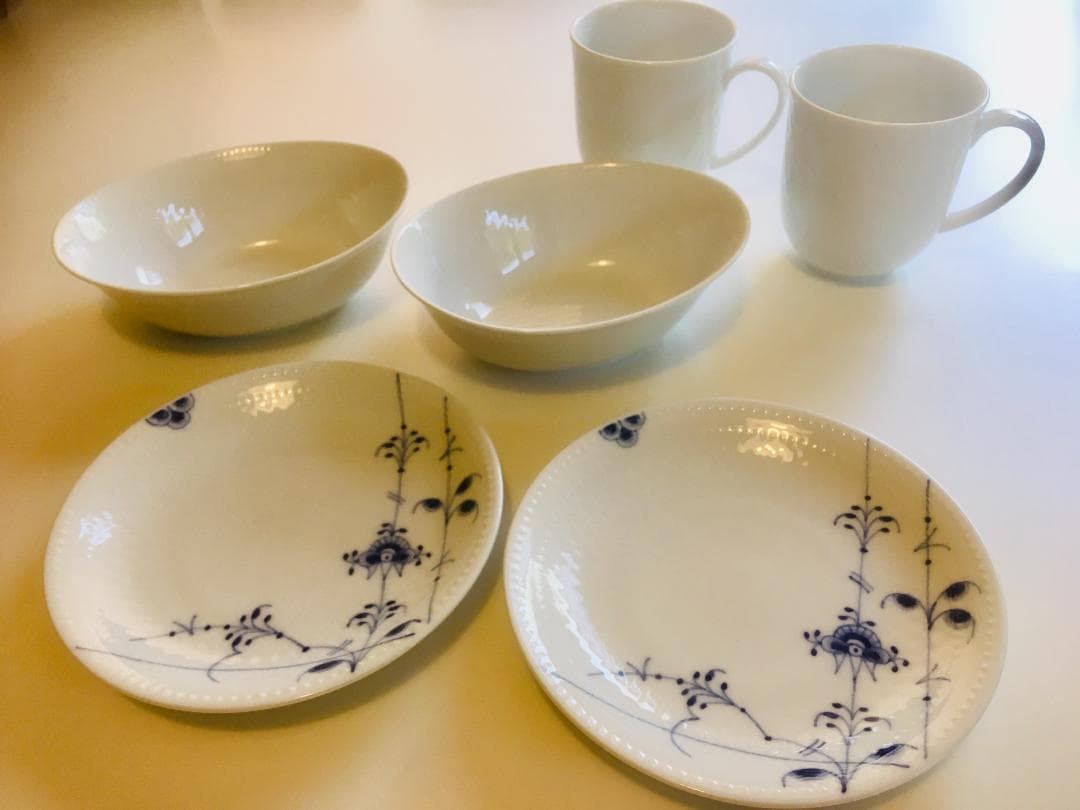 未使用品　ロイヤルコペンハーゲン　ブルーパルメッテ　10thアニバーサリー