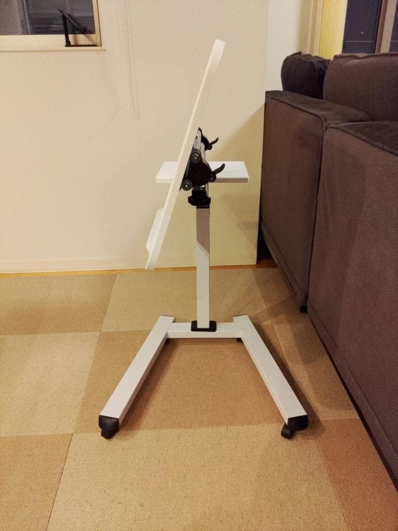 pcデスク 北欧パソコンデスク ホワイト 昇降式テーブル