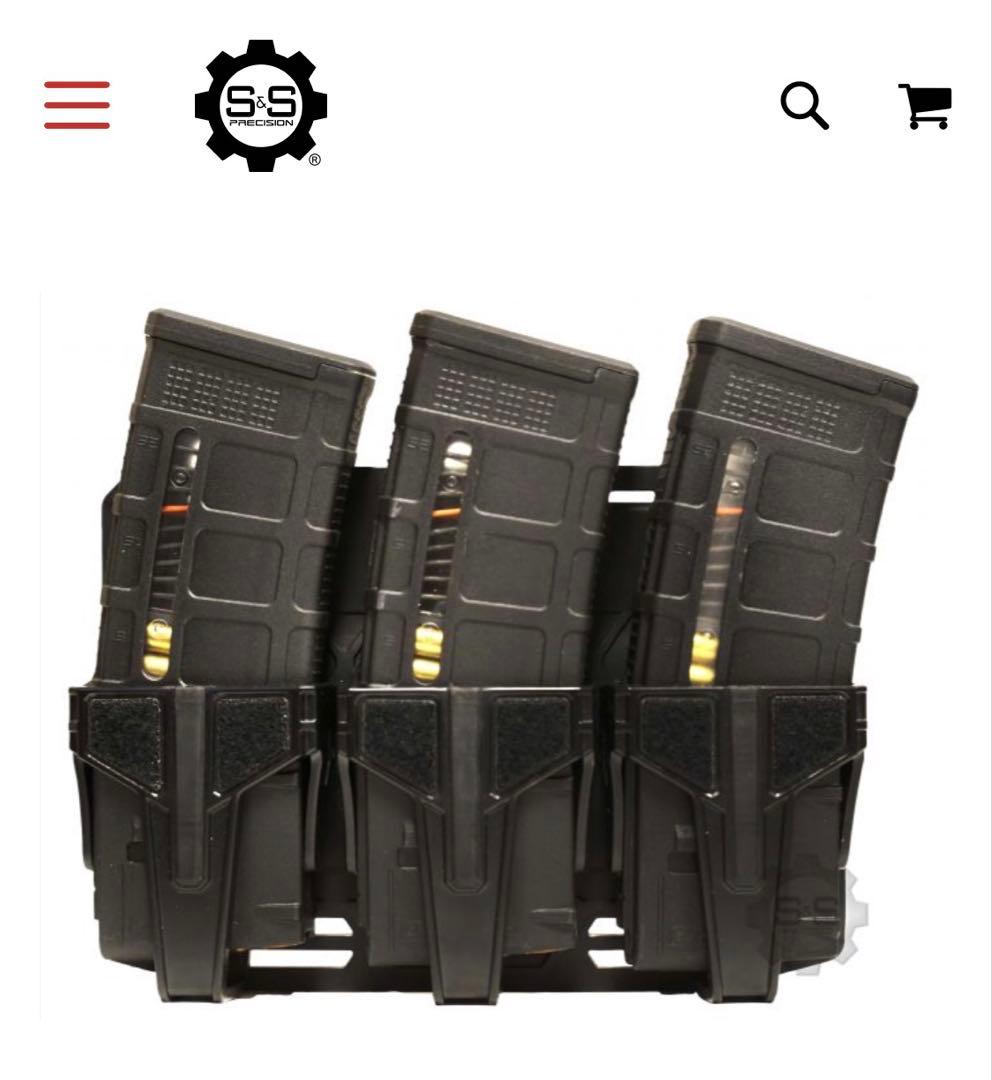 実物 S&S Precision プレートフレームキットM4カンガルーインサート