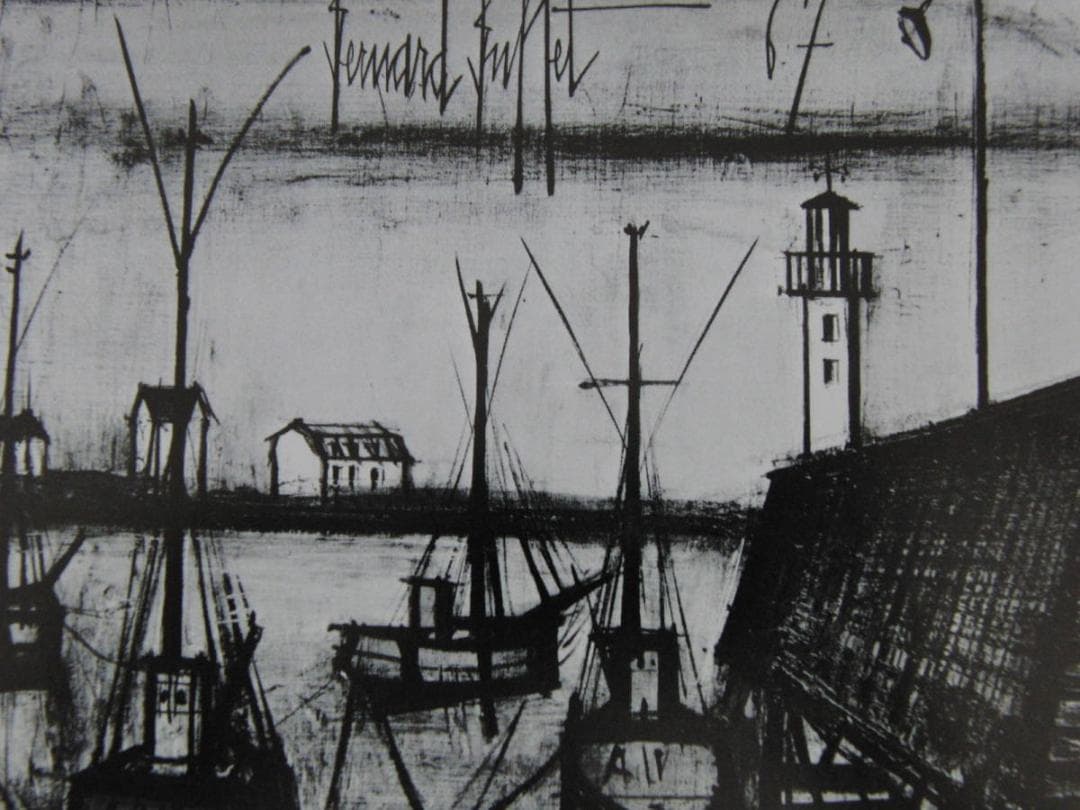 ベルナール・ビュッフェ【Maree】希少な額装用画集より、厳選、新品