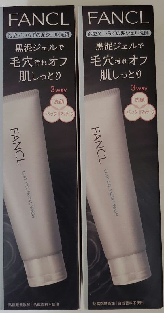 ファンケル　泥ジェル洗顔　ディープクリア洗顔パウダー　①