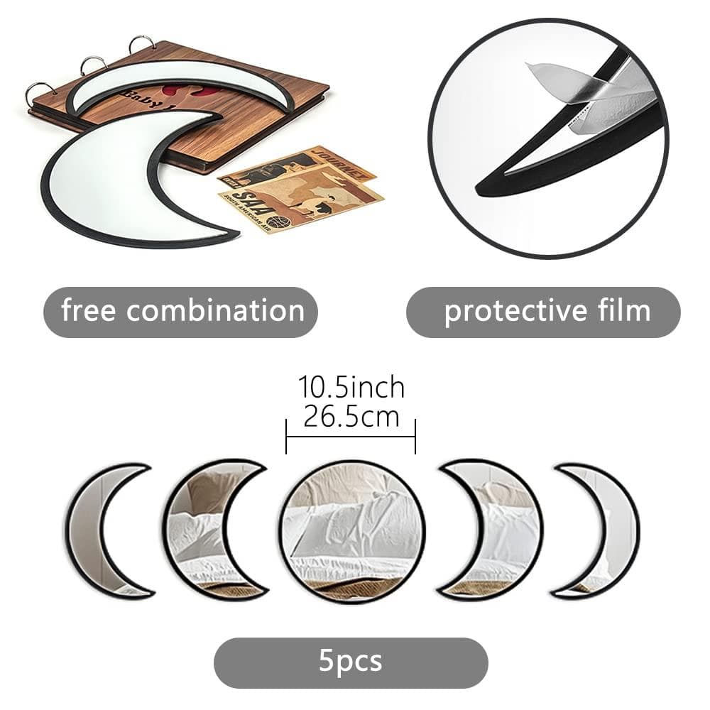 月食 掛け鏡 ミラー インテリア スピリチュアル 月の満ち欠け