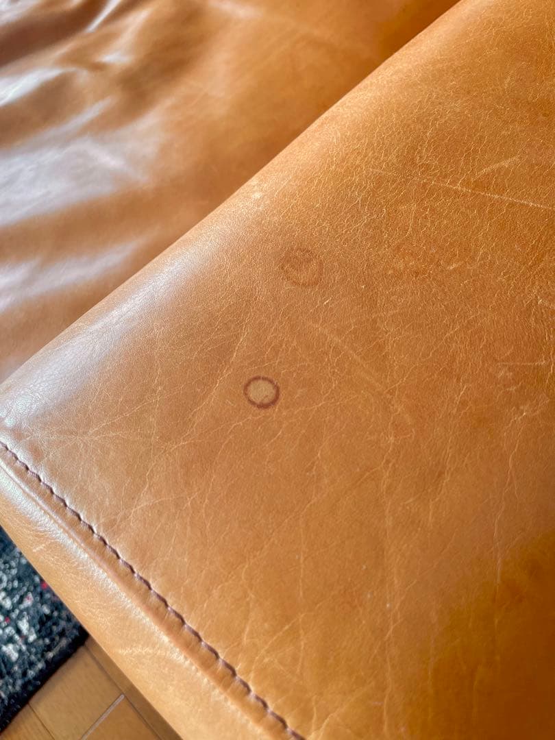 【引取り値引き対応】アクメファニチャー3Pフレスノソファ acme レザー 本革