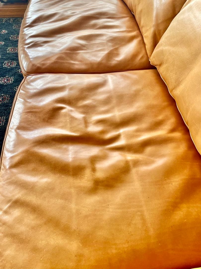 【引取り値引き対応】アクメファニチャー3Pフレスノソファ acme レザー 本革