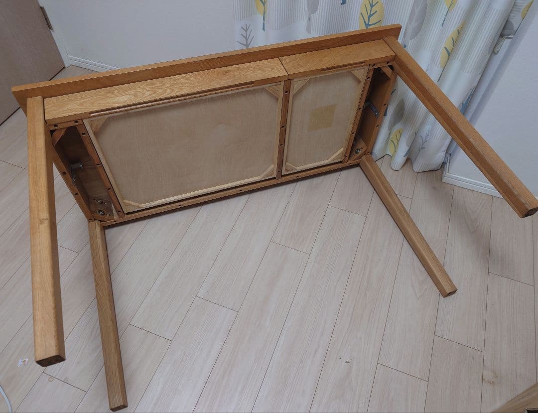 【梱包発送たのメル便※送料込】無印良品オーク無垢材 デスク・引出付