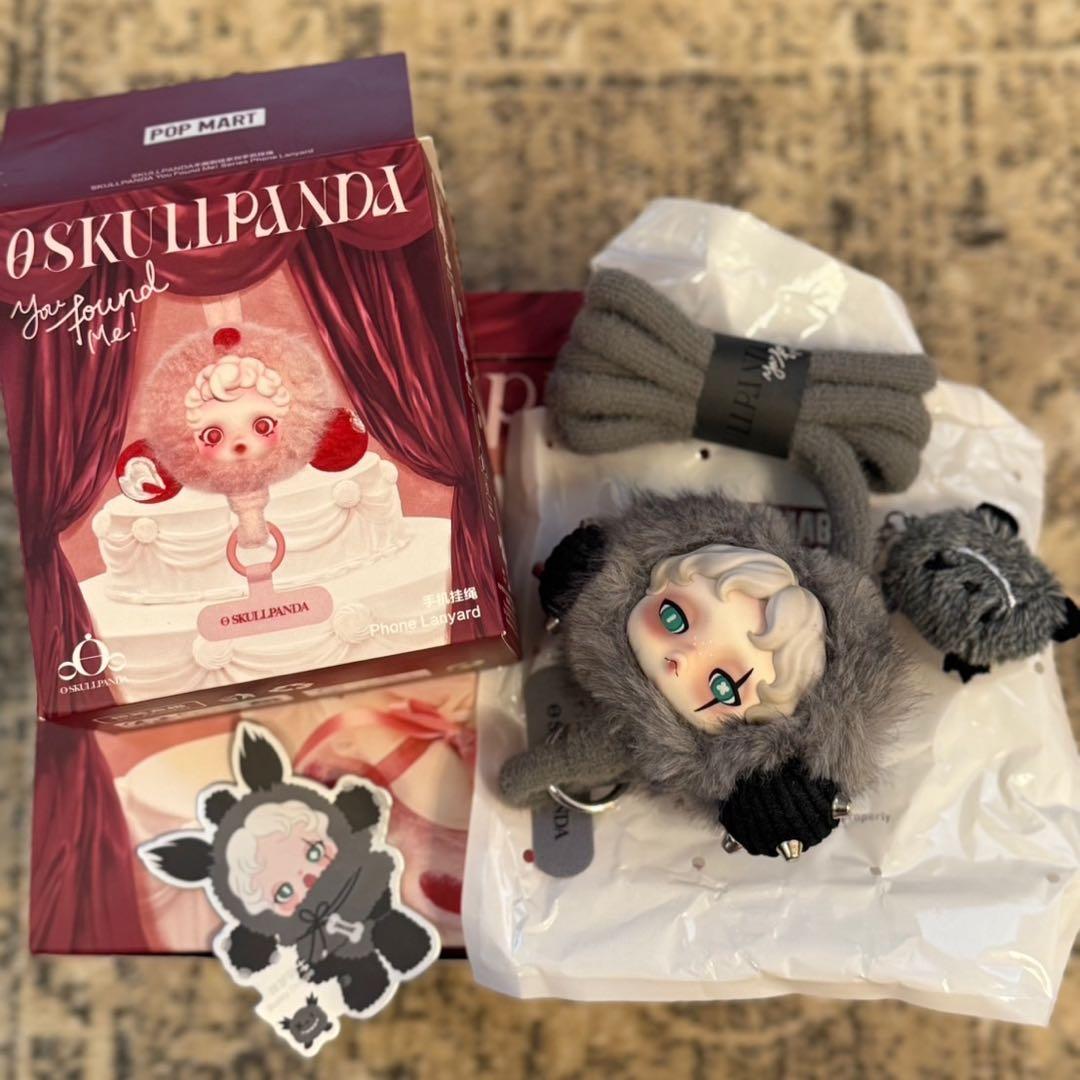 シークレット】スカルパンダ You Found Me! 新作 スマホストラップ