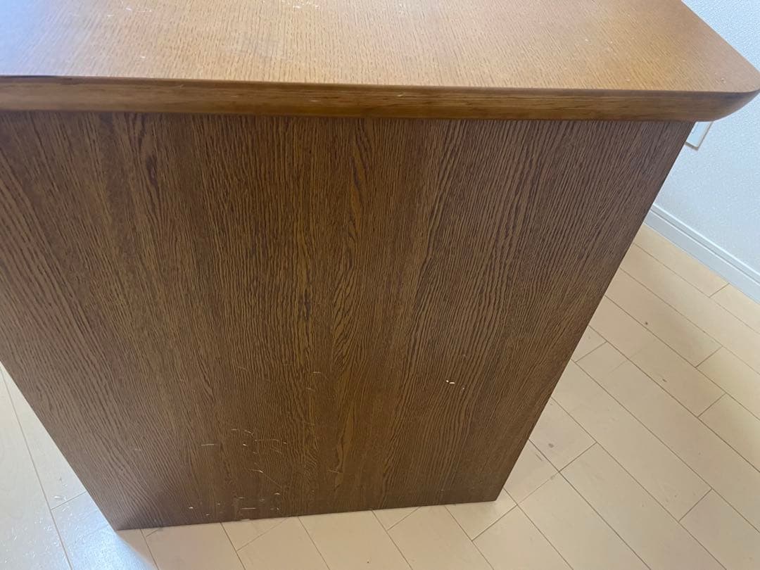 大塚家具 天然木タモ材　ビジネスデスク パソコンデスク学習机/無印アクタス