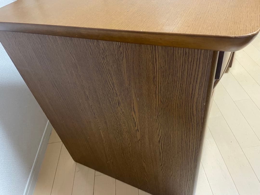 大塚家具 天然木タモ材　ビジネスデスク パソコンデスク学習机/無印アクタス