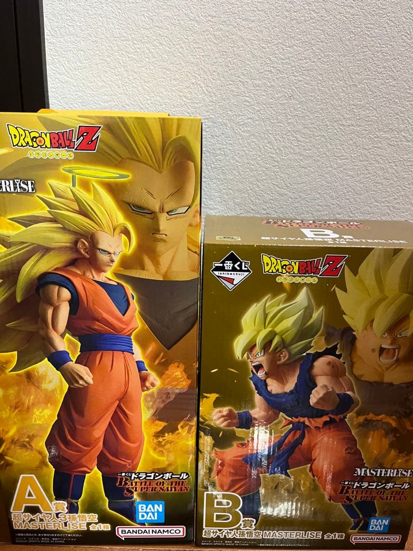 一番くじドラゴンボール フィギュアセット A賞超サイヤ人3孫悟空　B賞