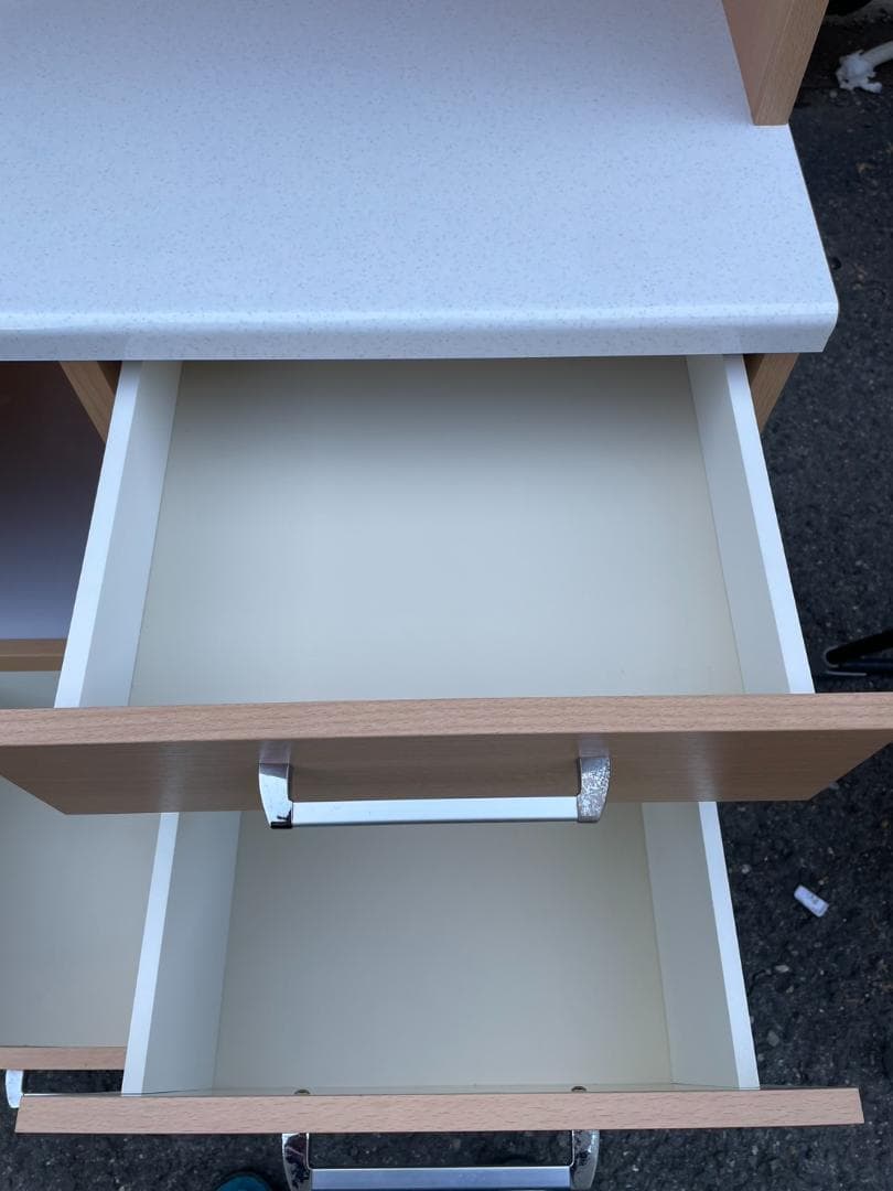 大阪京都限定 ニトリ 食器棚 キッチンボード 幅約90