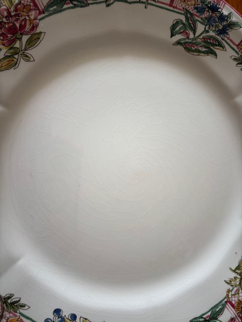 ジアン Gien / Jardin imaginaire 大皿　30cm ５枚