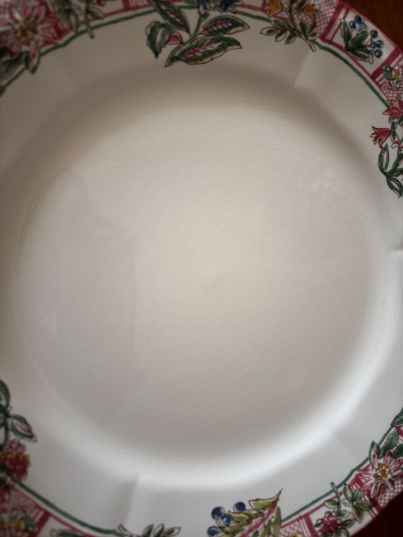 ジアン Gien / Jardin imaginaire 大皿　30cm ５枚