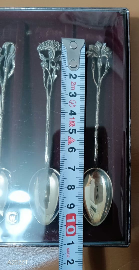 クリストフ ウィドマン 925 銀製 スプーンセット 6種のお花 立体