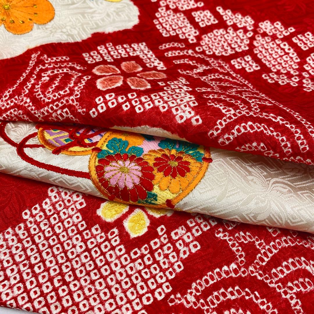 507agu7◎七五三 三歳 女の子 着物のみ◎美品