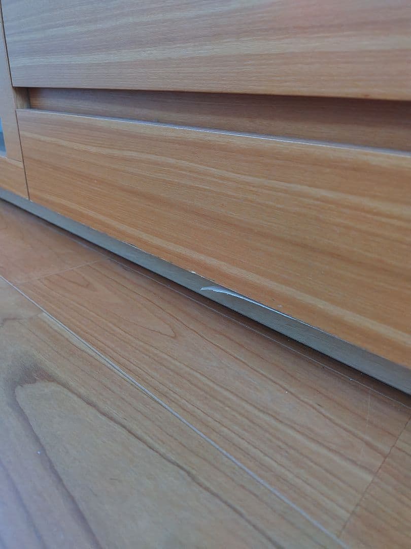 【大幅値下げ!!】ケユカ 木製テレビ台 スライドドア付き