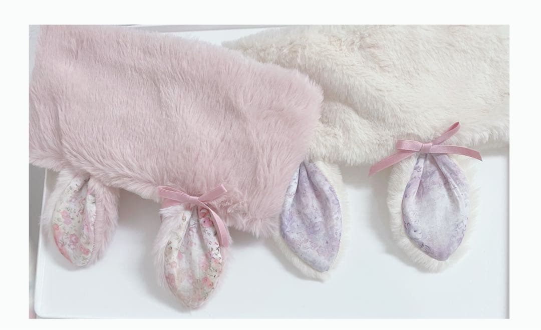 ハンドメイドスタイ リボンスタイ くまみみセーラースタイハンドメイド