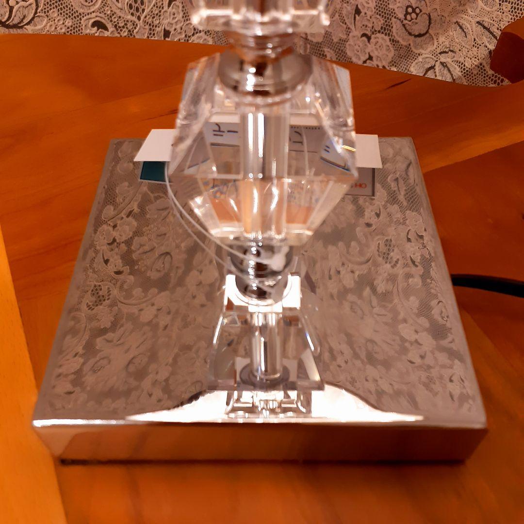 輸入雑貨　ヨーロッパモデル　『ダマスク柄シェードランプ』　プルスイッチ式