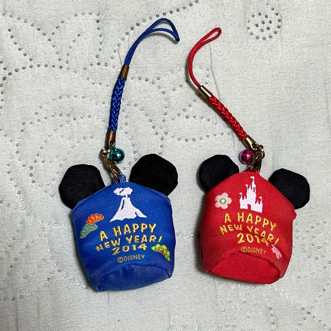 ミッキー&ミニー(根付け)ディズニーリゾート 15点 おまけストラップ