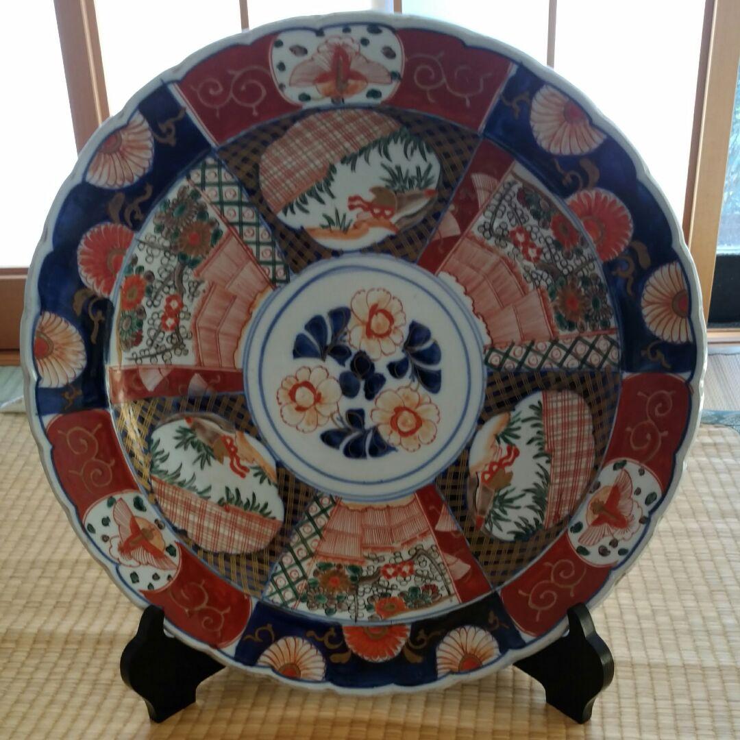 古伊万里 大皿 骨董品 お祝い - メルカリ