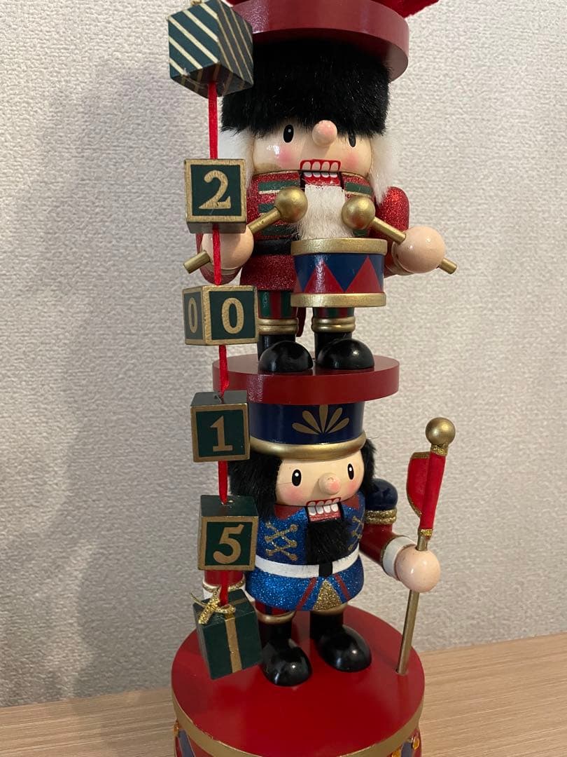 木製 くるみ割り人形 兵隊人形 置物 2015年