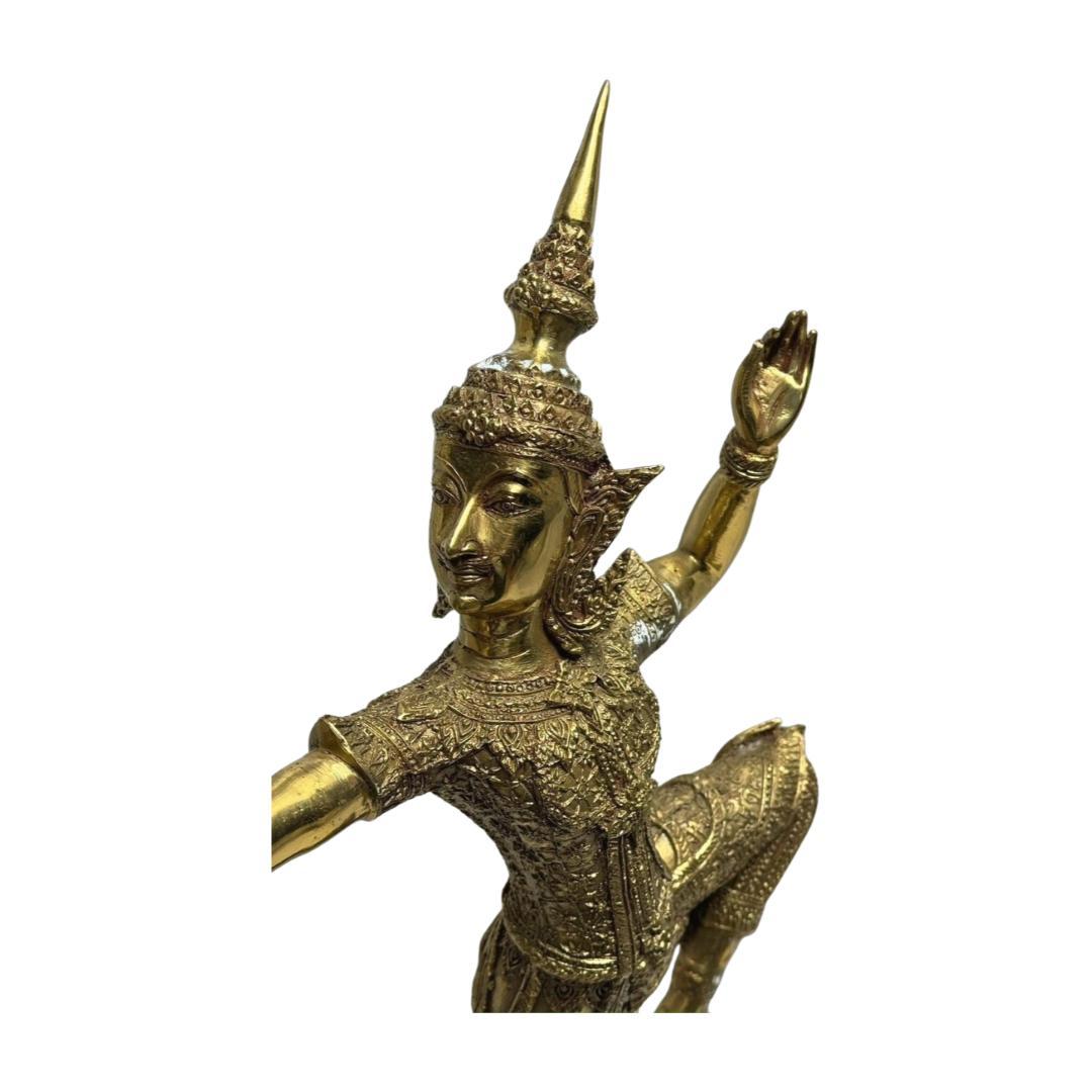 タイ　ラーマキエン王子金属製人物像