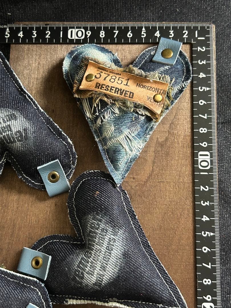 ぷっくりハートダメージデニム　No.485