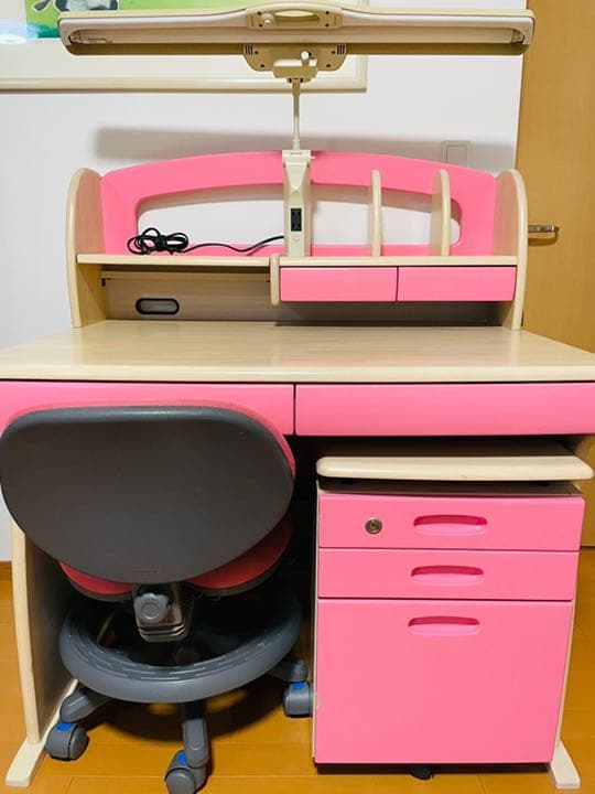 勉強机セット　学習机　勉強机　机　昇降椅子　本棚