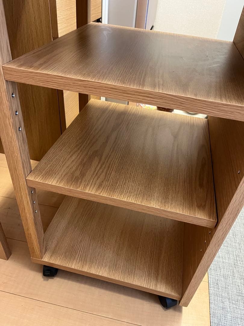 無印良品 木製カップボード・オーク材 食器棚