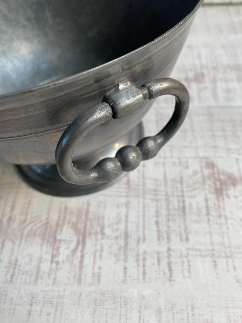 【希少】フランス アンティーク ピューター エタン スーピエール