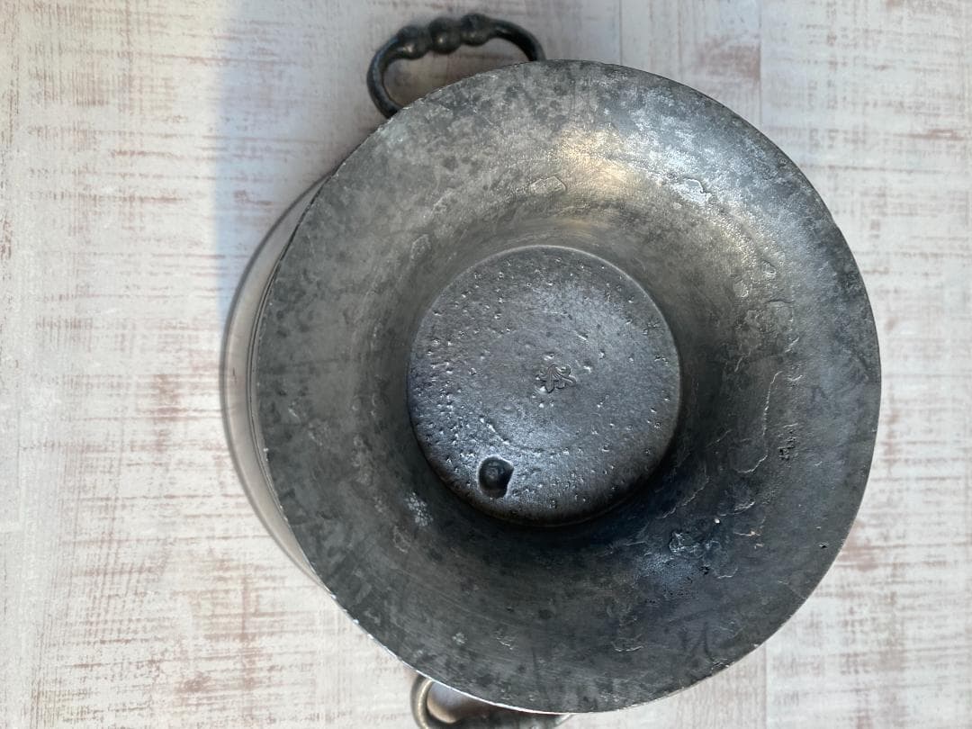 【希少】フランス アンティーク ピューター エタン スーピエール