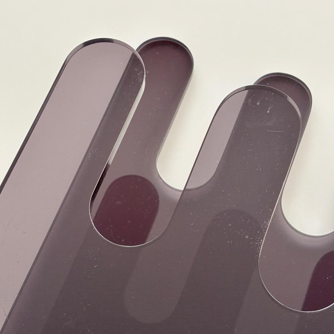 ヴィンテージ　アクリル　マガジンラック　スリッパラック