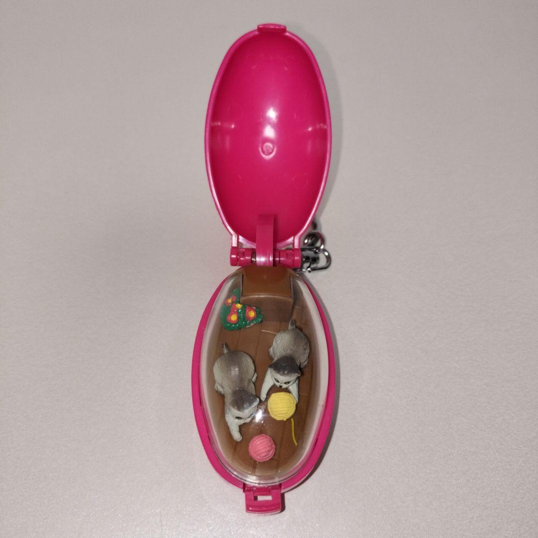 ねこ キーホルダー ゼンマイ レトロ ポケットクリッター タカラ - メルカリ