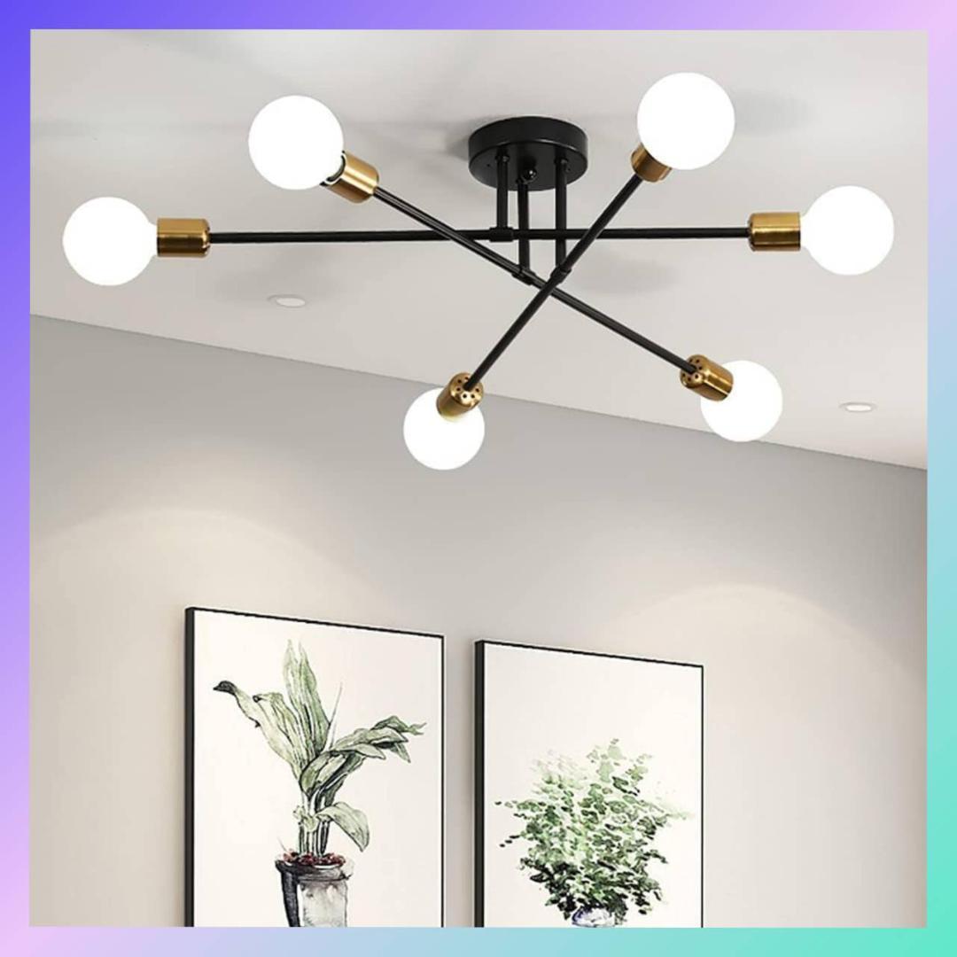 シャンデリア シーリングライト ペンダント 6灯 北欧